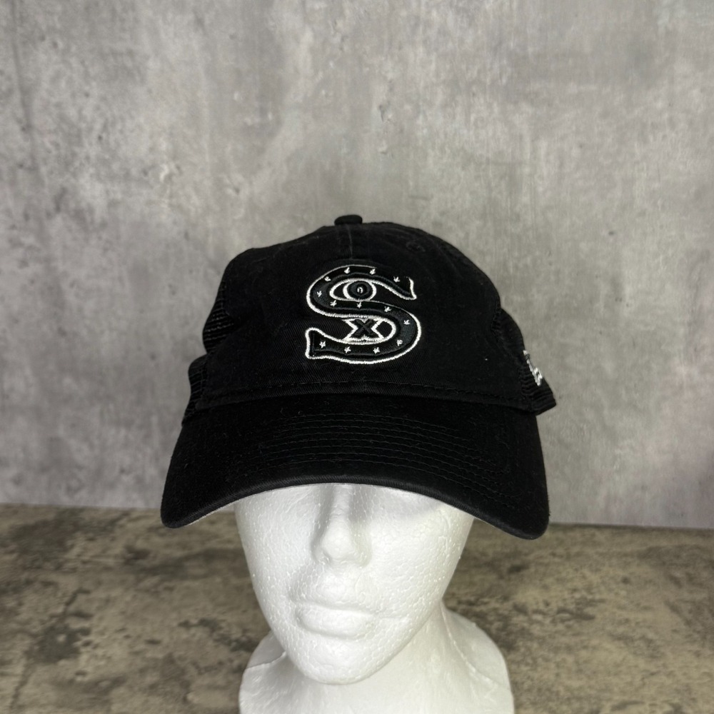 Chicago White Sox A Batting Practice Trucker Hat OS Black New Era MLB Cap